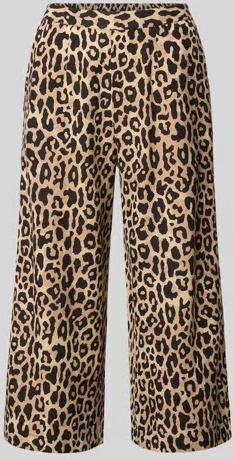 Vila Stoffen broek van viscosemix in all-over look model 'PRISILLA' - Foto 2