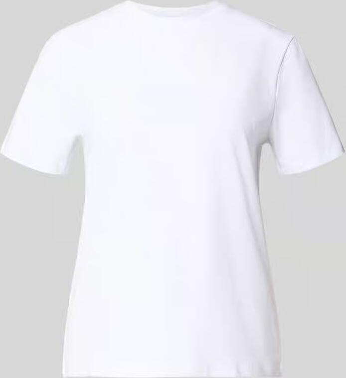 Vila T-shirt met geribde ronde hals Model 'NORA' - Foto 2