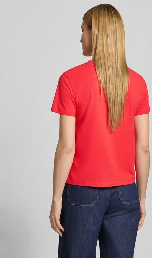 Vila T-shirt met geribde ronde hals Model 'NORA' - Foto 3
