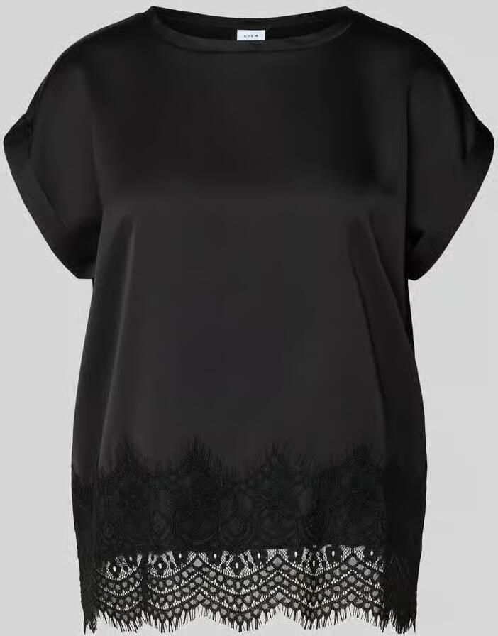 Vila T-shirt met ronde hals model 'ELLETTE'
