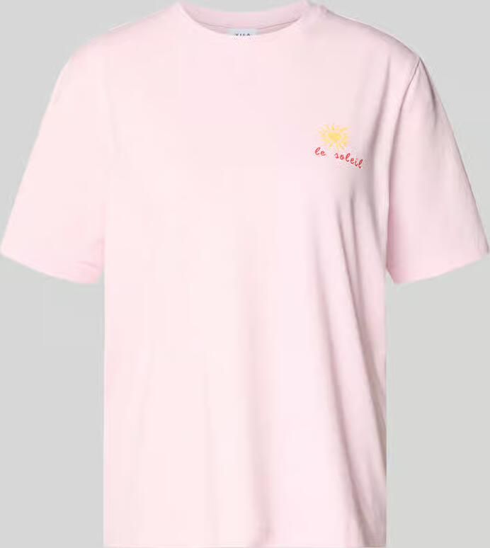 Vila T-shirt met stitching model 'NORA' - Foto 2