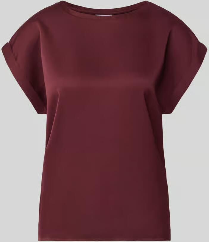 Vila T-shirt van satijn met ronde hals model 'ELLETTE' - Foto 2