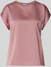 Vila T-shirt van satijn met ronde hals model 'ELLETTE' - Foto 3
