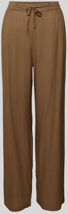 Vila Wide leg broek met elastische band model 'INA' - Foto 2