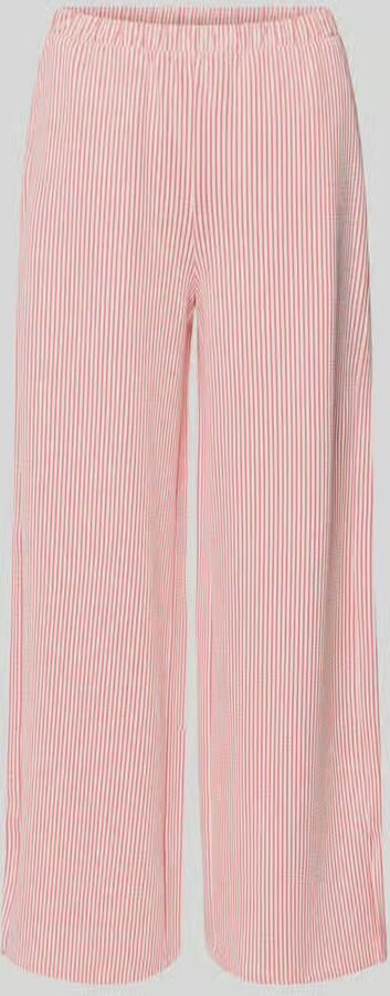 Vila Wide leg broek met elastische band model 'STRIPLO' - Foto 2
