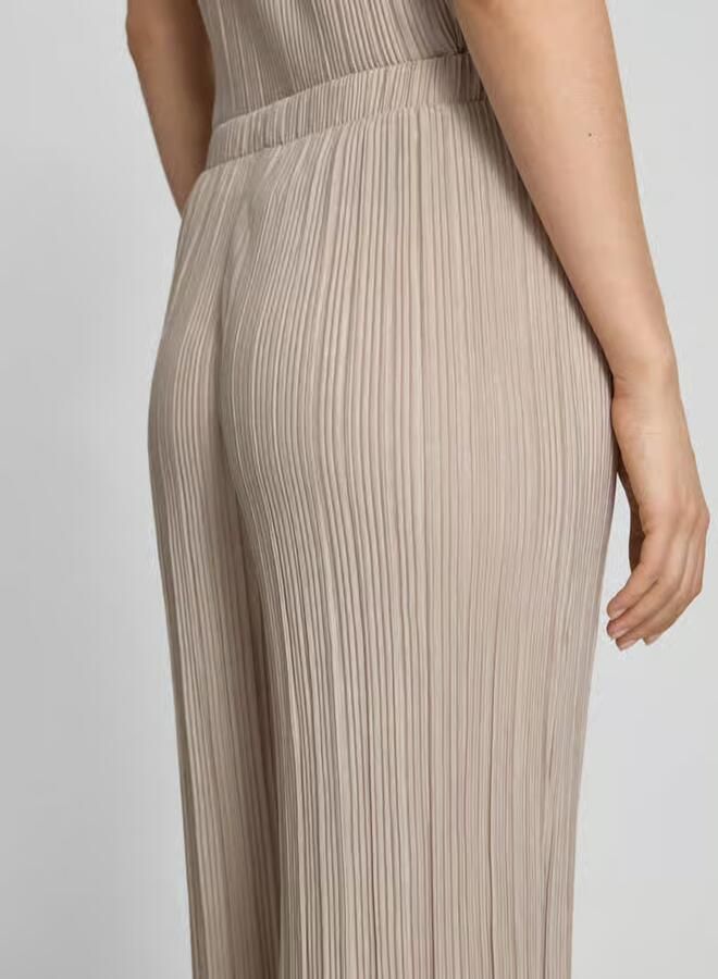 Vila Wide leg broek met plissévouwen model 'PLISA' - Foto 4