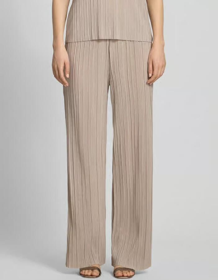Vila Wide leg broek met plissévouwen model 'PLISA' - Foto 5