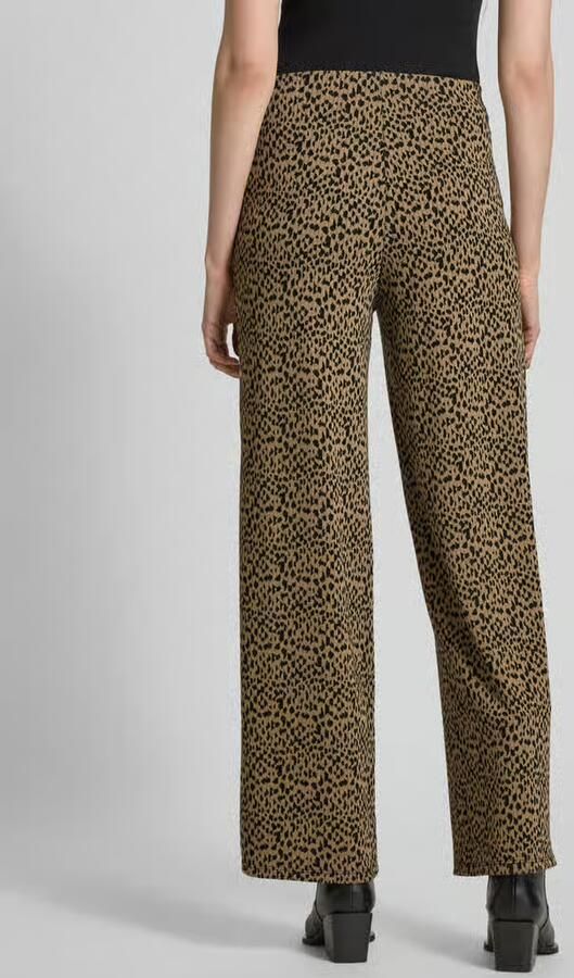 Vila Wide leg stoffen broek met elastische band model 'LUMENA' - Foto 3