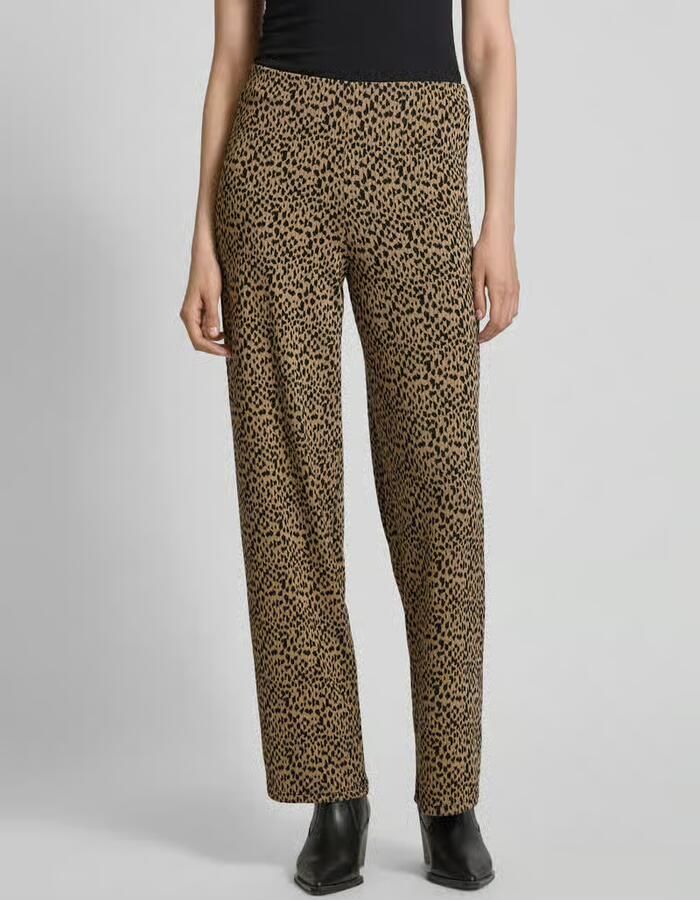 Vila Wide leg stoffen broek met elastische band model 'LUMENA' - Foto 2