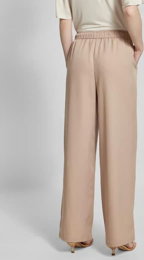 Vila Wide leg stoffen broek met tunnelkoord model 'WILMA'