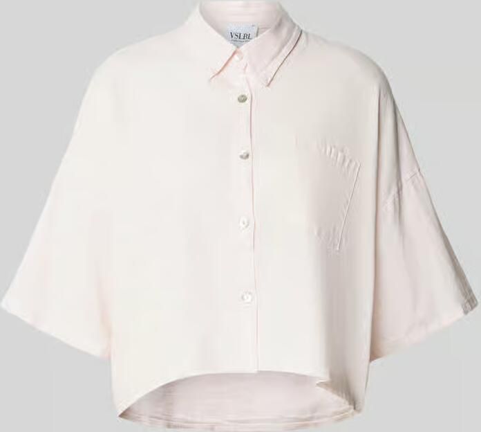VILLA SOPHIE Korte blouse van een mix van linnen en katoen model 'Quinn' - Foto 2