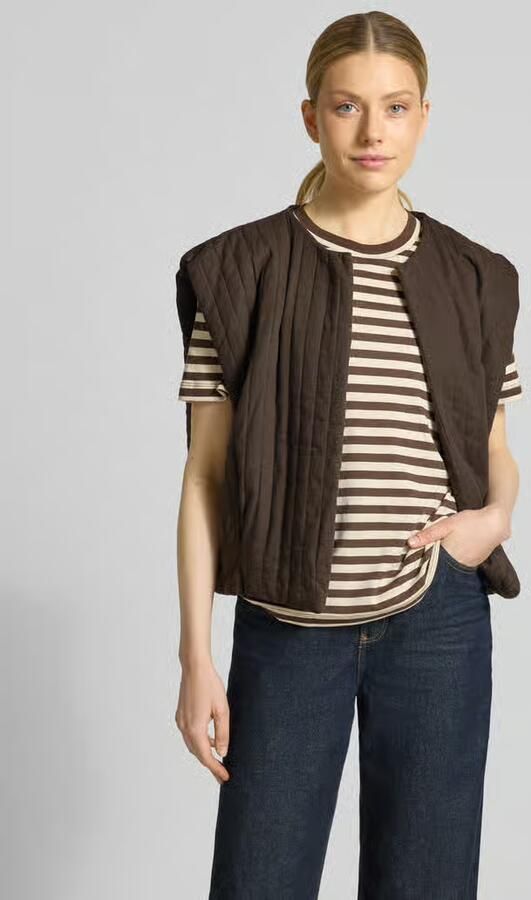 VILLA SOPHIE Loose fit bodywarmer van linnen-katoenmengsel model 'SOPHIA' - Foto 3