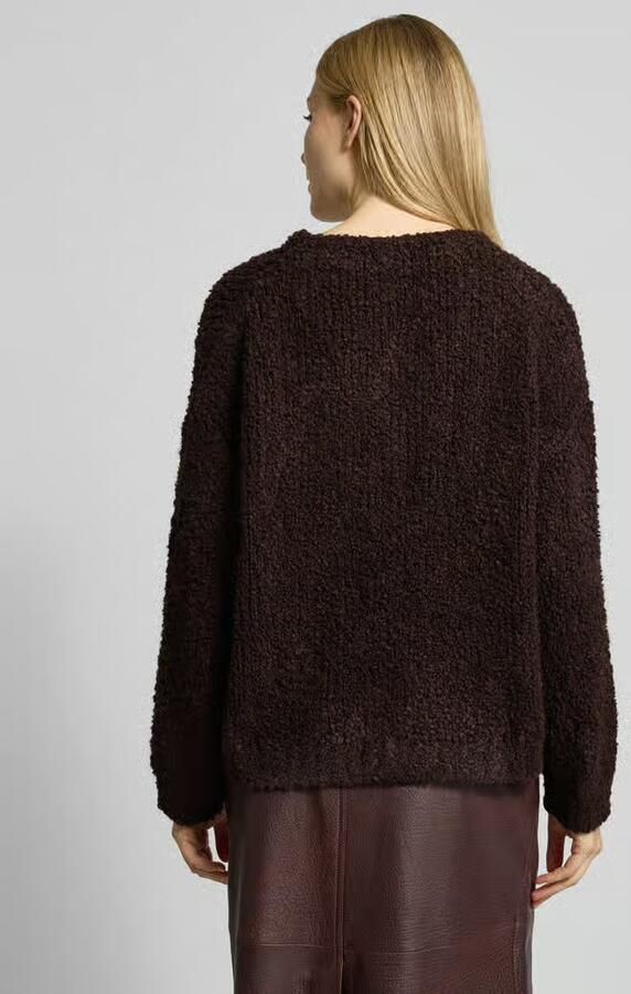 VILLA SOPHIE Loose fit gebreid jack met wol