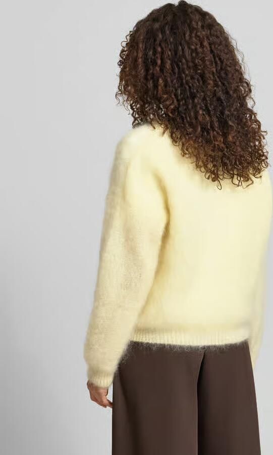 VILLA SOPHIE Loose fit gebreid jack van mohair-mix model 'AMANDA' - Foto 3