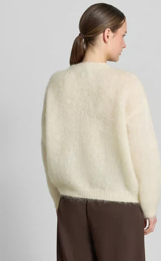 VILLA SOPHIE Loose fit gebreid jack van mohair-mix model 'AMANDA' - Foto 3