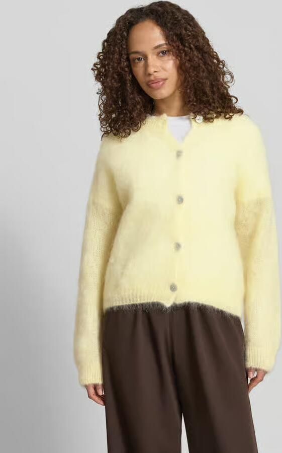 VILLA SOPHIE Loose fit gebreid jack van mohair-mix model 'AMANDA' - Foto 2