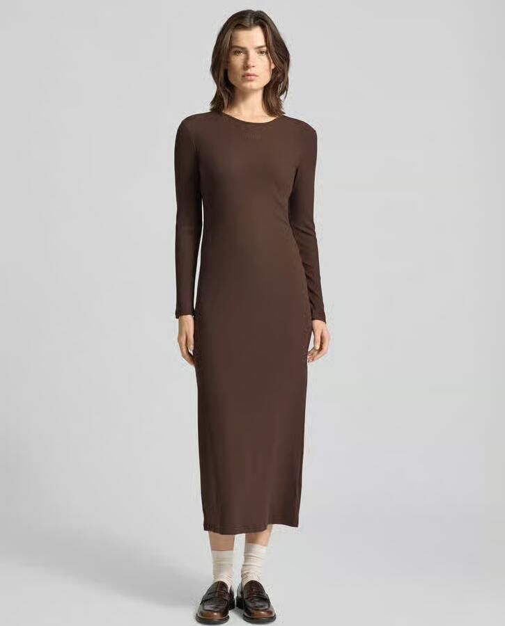 VILLA SOPHIE Maxi-jurk met labelstitching model 'MALI' - Foto 2