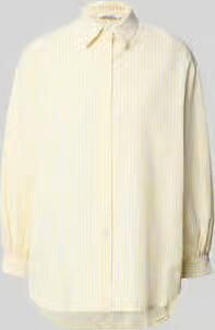 VILLA SOPHIE Oversized overhemdblouse van katoenmix model 'STELLA'