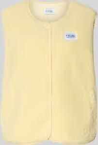 VILLA SOPHIE regular fit bodywarmer in teddy-look model 'AMALIA'
