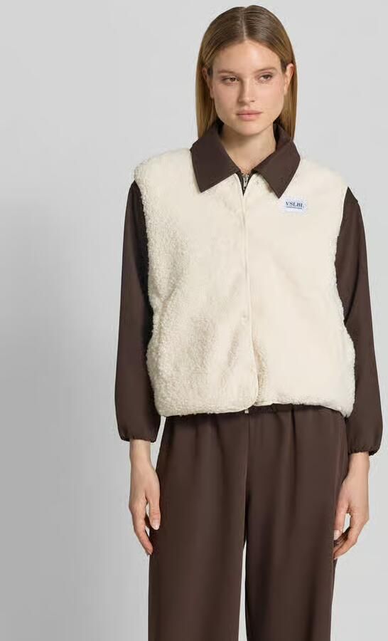 VILLA SOPHIE regular fit bodywarmer in teddy-look model 'AMALIA' - Foto 4