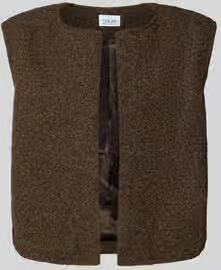 VILLA SOPHIE Regular fit bodywarmer met wol Model 'THEA'