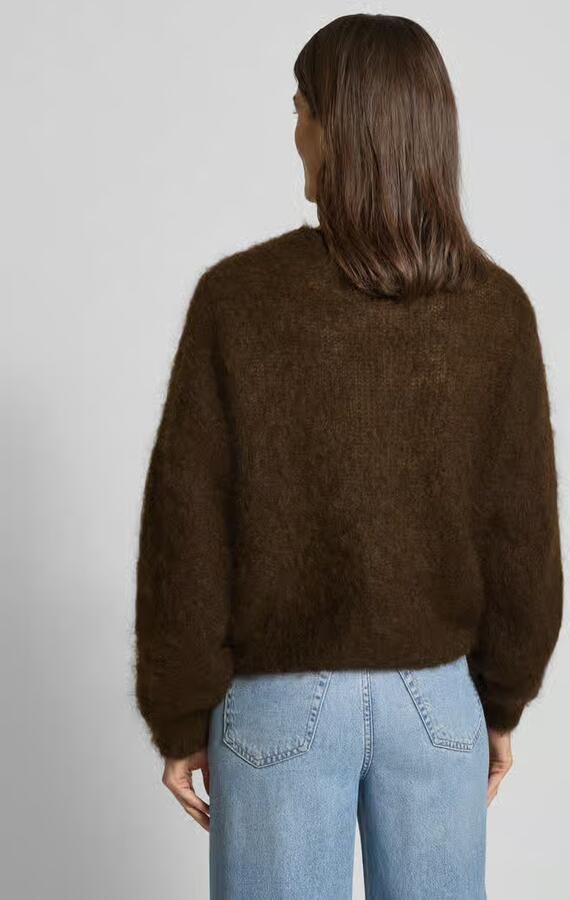 VILLA SOPHIE Relaxed fit gebreide pullover van mohairmix model 'CAMILLE'
