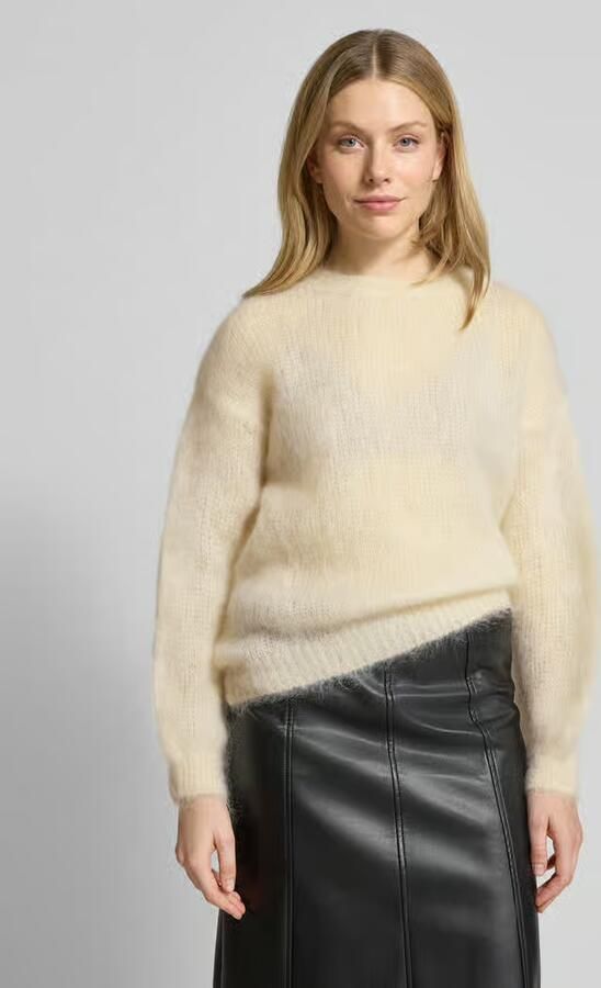 VILLA SOPHIE Relaxed fit gebreide pullover van mohairmix model 'CAMILLE' - Foto 3
