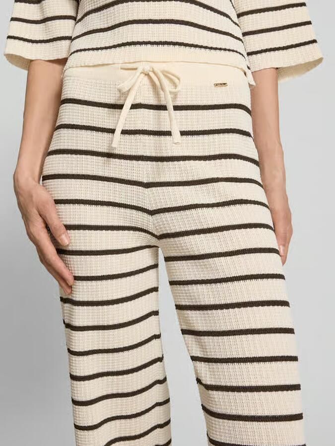 VILLA SOPHIE Wide leg broek van viscosemix model 'NURIA'