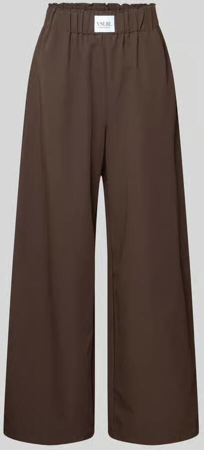VILLA SOPHIE Wide leg broek van viscosemix model 'TOSCA' - Foto 2