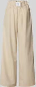 VILLA SOPHIE Wide leg broek van viscosemix model 'TOSCA'