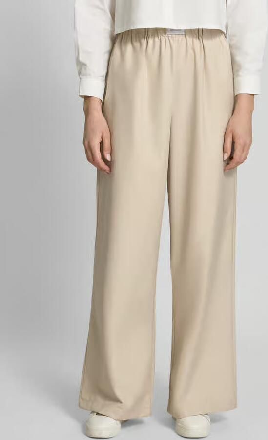 VILLA SOPHIE Wide leg broek van viscosemix model 'TOSCA' - Foto 2