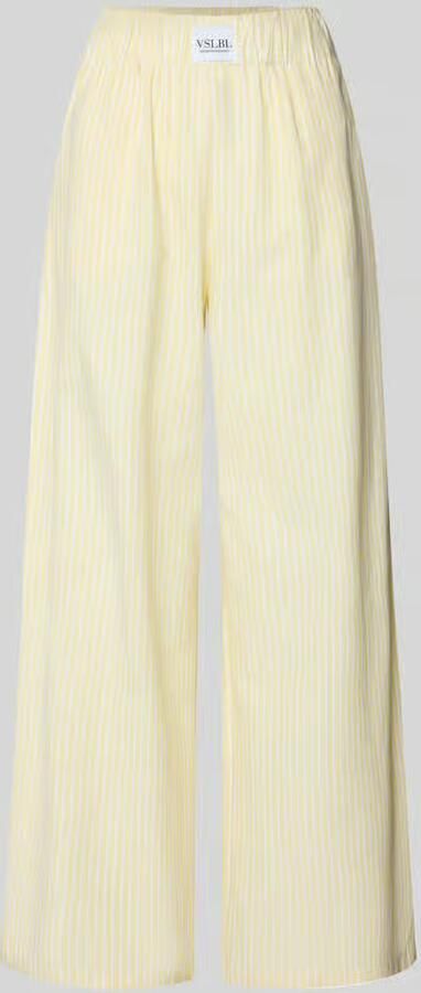 VILLA SOPHIE Wide leg stoffen broek van katoenmix model 'STELLA' - Foto 2