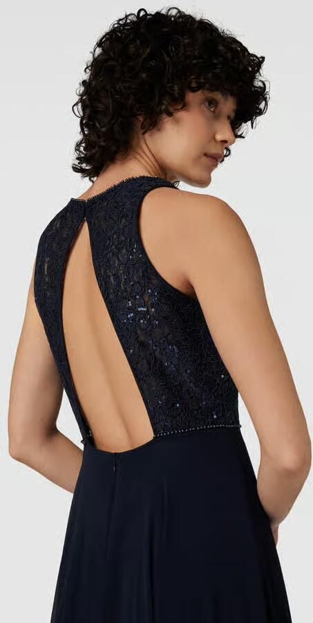 Vera Mont Pailletten Avondjurk Blue Dames