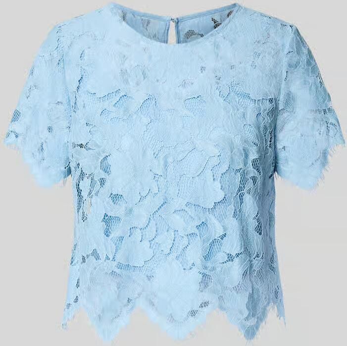 VM by Vera Mont Blouseshirt van kant met ronde hals - Foto 2