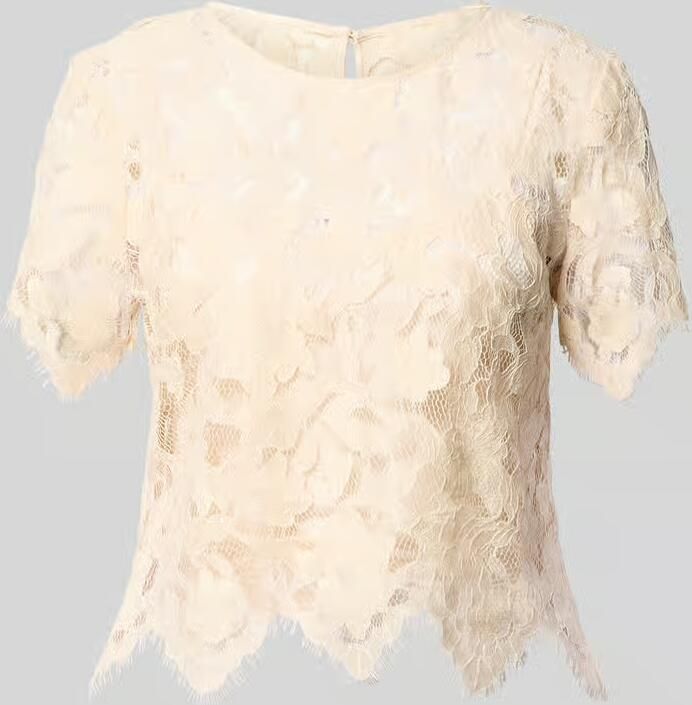 VM by Vera Mont Blouseshirt van kant met ronde hals - Foto 2