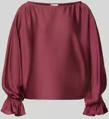 VM by Vera Mont Blouseshirt van satijn met ronde hals