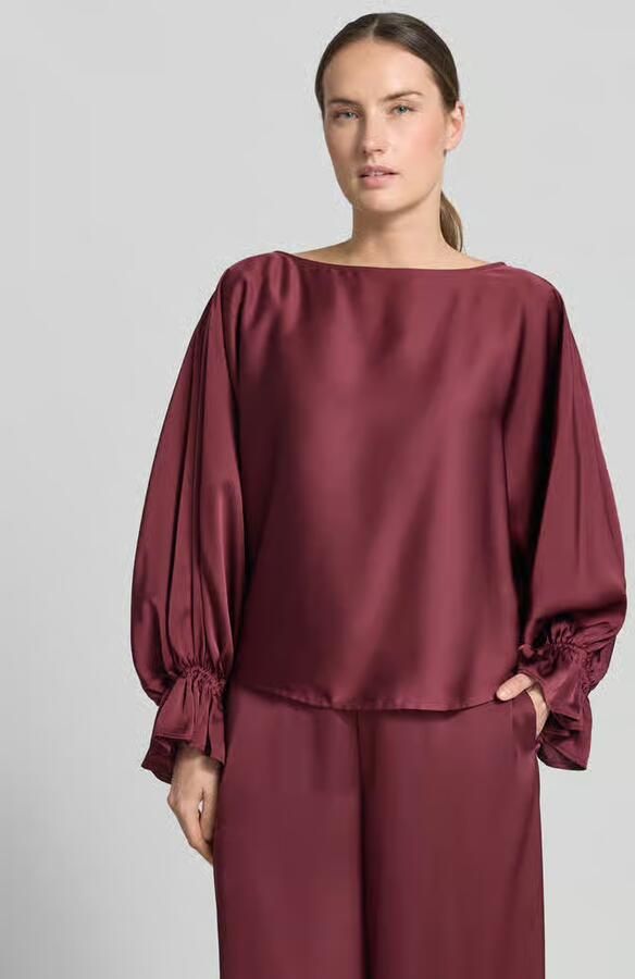 VM by Vera Mont Blouseshirt van satijn met ronde hals - Foto 3