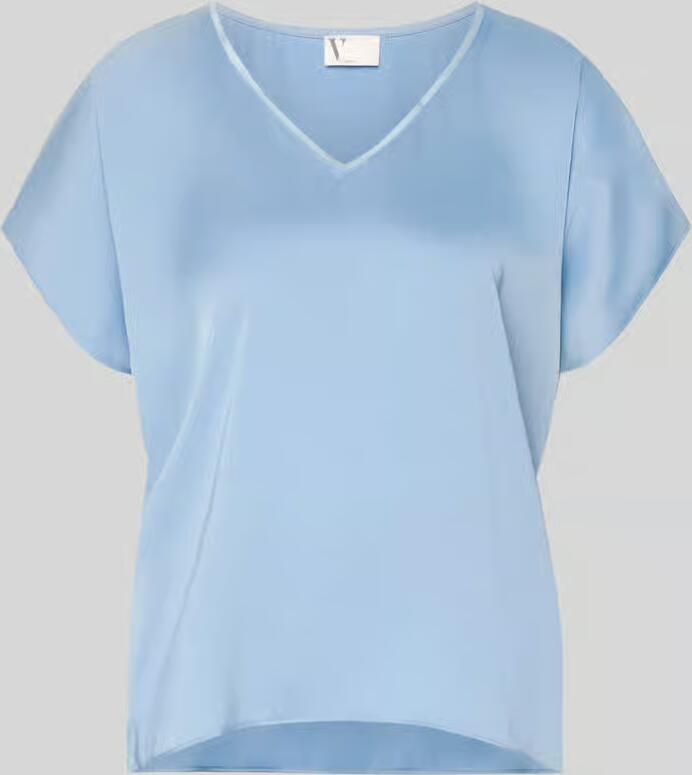 V by Vera Mont Blouseshirt van satijn met V-hals