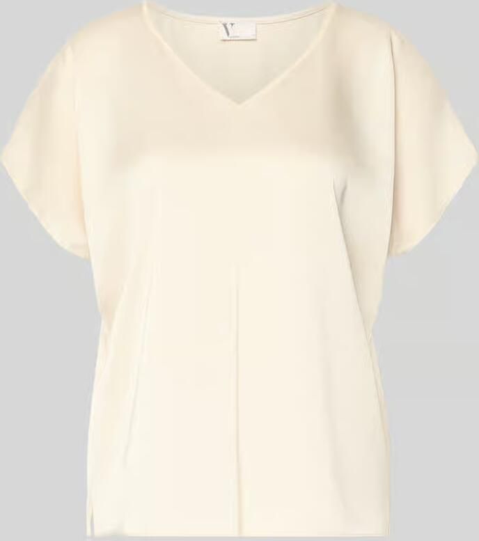 V by Vera Mont Blouseshirt van satijn met V-hals