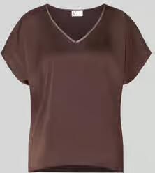 VM by Vera Mont Blouseshirt van satijn met V-hals