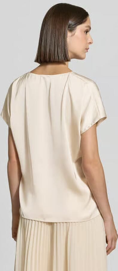 VM by Vera Mont Blouseshirt van satijn met V-hals - Foto 3