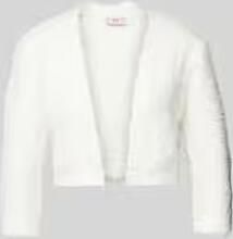Vera Mont Elegante Gebreide Bolero met Franjes White Dames - Foto 3