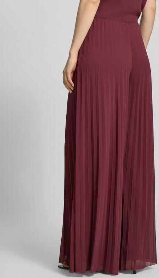 VM by Vera Mont Broek van chiffon met plissévouwen - Foto 3