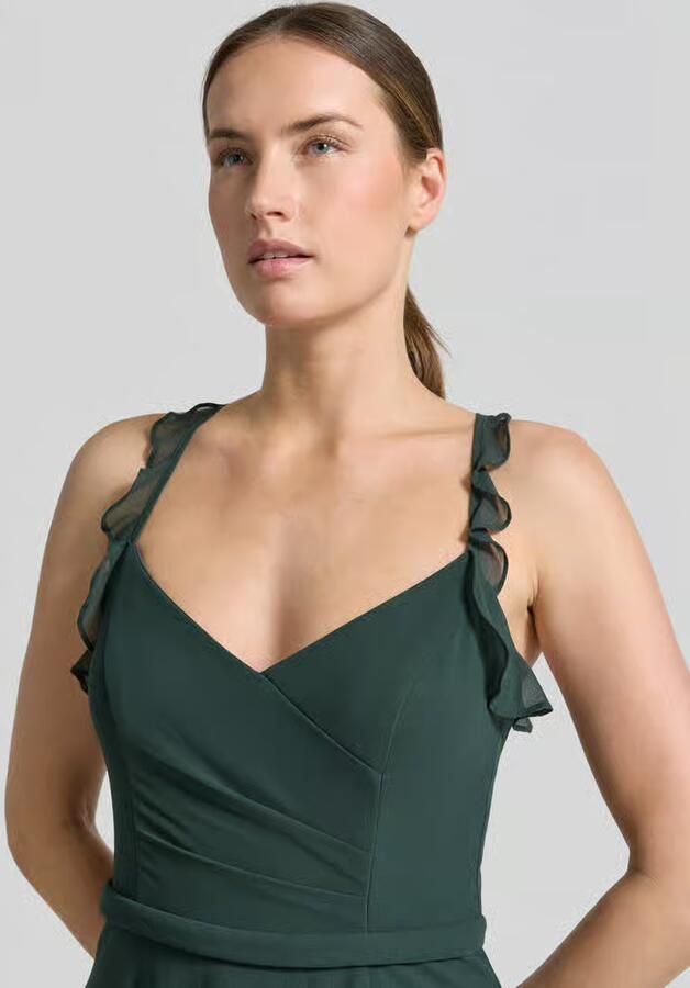 VM by Vera Mont cocktailjurk van chiffon met volants