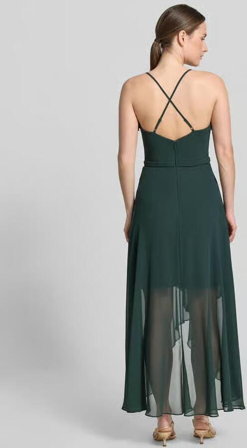 VM by Vera Mont cocktailjurk van chiffon met volants - Foto 3