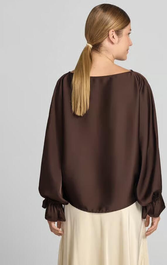 VM by Vera Mont comfort fit blouse met lange mouwen met boothals
