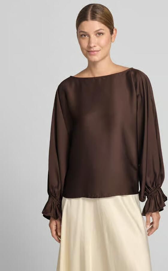 VM by Vera Mont comfort fit blouse met lange mouwen met boothals - Foto 4