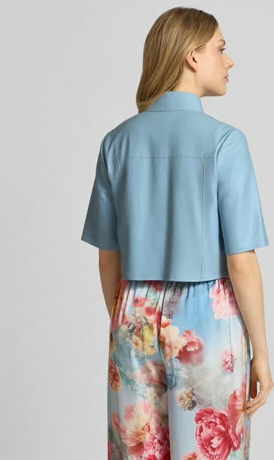 VM by Vera Mont Cropped blouseshirt met 1 2-mouw