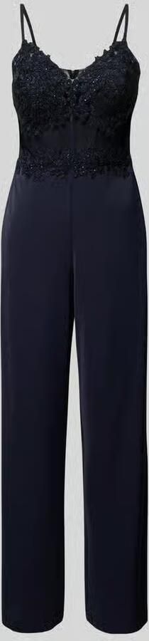 Vera Mont Kant Patch Jumpsuit Blue Dames