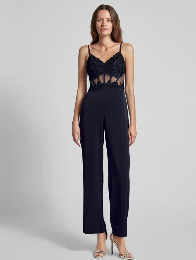 Vera Mont Kant Patch Jumpsuit Blue Dames - Foto 2